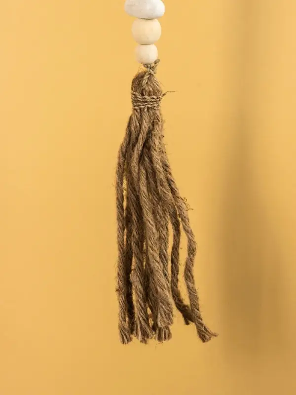 Подвеска декоративная &laquo;Звёздочки&raquo;, 13&times;2&times;100 см, дерево, камень, голубая