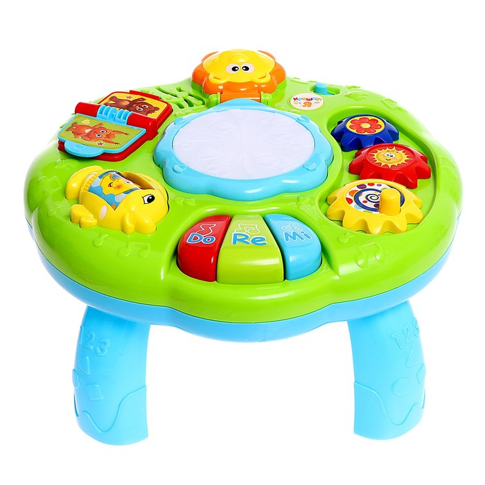 Развивающий столик &laquo;Весёлая игра&raquo;, 3 в 1, световые и звуковые эффекты