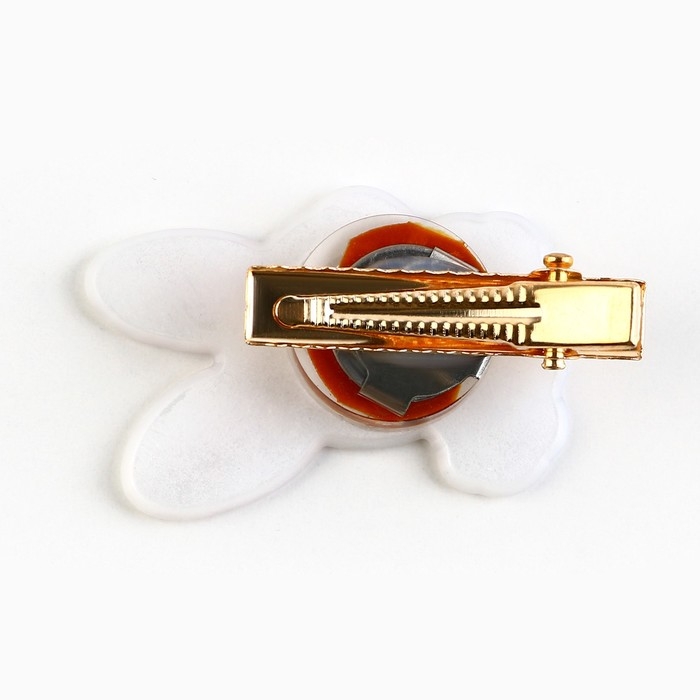 Заколка для волос светящаяся &laquo;Зайка&raquo;, 2.5 х 3 см