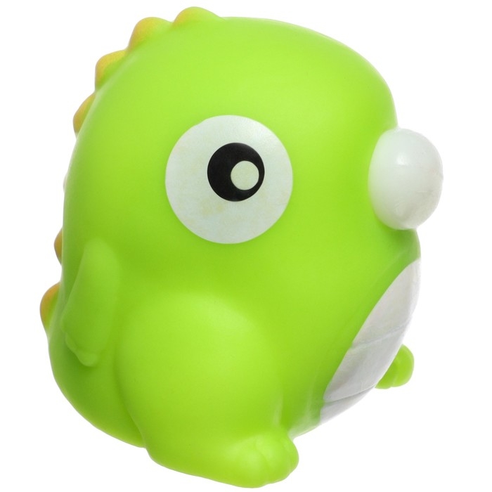 Резиновая игрушка для ванны &laquo;Дракончик с пузырем&raquo;, 5x5 см, цвет МИКС, Крошка Я
