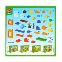 Конструктор &laquo;Зверята&raquo;, 72 детали