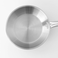 Сковорода из нержавеющей стали Hanna Kn&ouml;vell, d=22 см, h=5,5 см, толщина стенки 0,6 мм, длина ручки 21,5 см, индукция