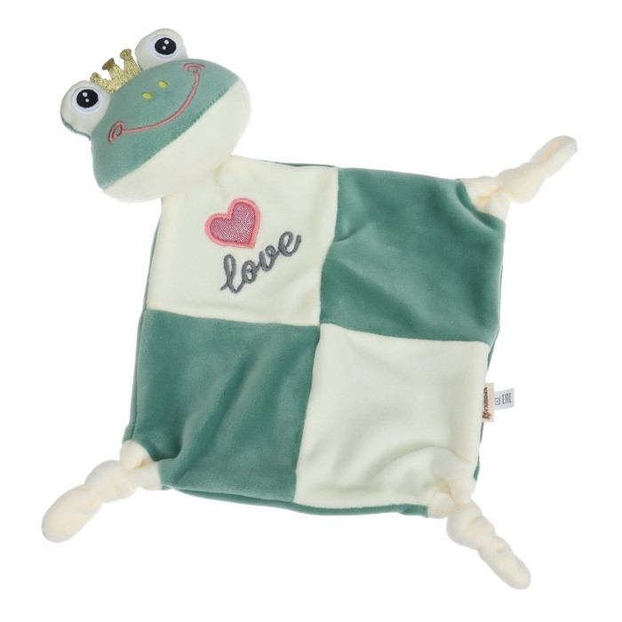 Комфортер - игрушка &laquo;Лягушастик&raquo;, погремушка, цвет зеленый, Крошка Я