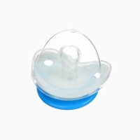 Набор: Соска - пустышка с держателем &laquo;Крокодил&raquo;, классичекая, +6 мес, цвет синий