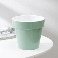 Кашпо для цветов со вставкой &laquo;Порто&raquo;, 1 л, цвет нефрит