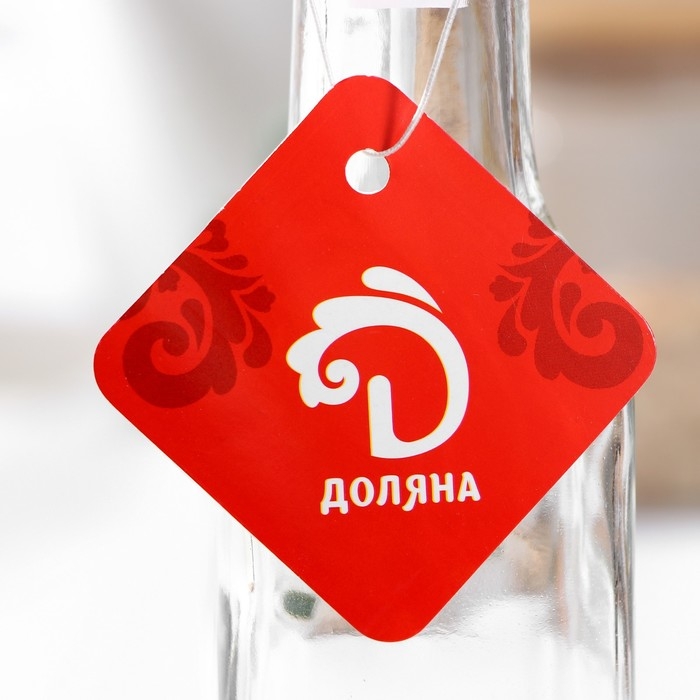 Бутылка стеклянная для масла и уксуса Доляна &laquo;Классик&raquo;, 200 мл, h=20 см, цвет МИКС