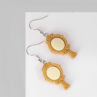 Серьги ассорти &laquo;Радость&raquo; зеркала, цвет бежевый в серебре