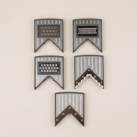 Овощерезка универсальная SL Home &laquo;Оливковая роща&raquo;, 5 лезвий, цвет оливковый