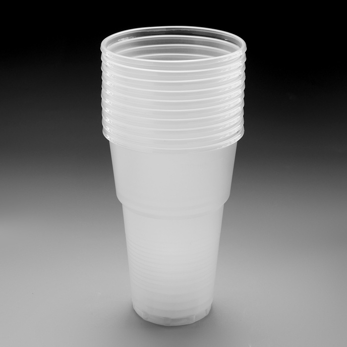 Набор стаканов одноразовых прозрачных 500 мл, 50 шт