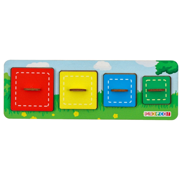 Рамки-вкладыши для малышей &laquo;Умные квадраты&raquo;