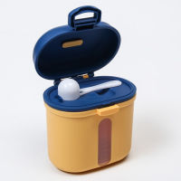 Контейнер для хранения детского питания &laquo;Корона&raquo;, 360 гр., цвет желтый