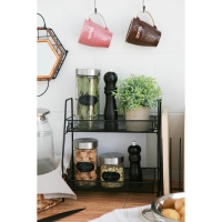 Банка стеклянная для хранения сыпучих продуктов с местом под надпись Доляна &laquo;Премиум&raquo;, 350 мл, 10&times;8 см, с металлической крышкой