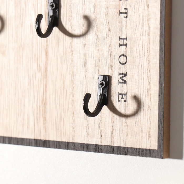 Крючки декоративные дерево "Дом, милый дом" 2,5х19,5х25 см