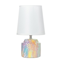 Настольная лампа "Колет" Е27 40Вт разноцветный 16,5х16,5х29 см RISALUX