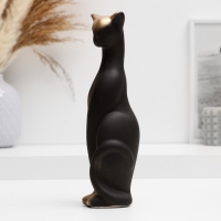 Фигура "Кот стоит" черный, 21см