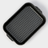 Противень &laquo;Хозяюшка&raquo;, 19&times;25 см, h=6 см, антипригарное покрытие, цвет бордовый