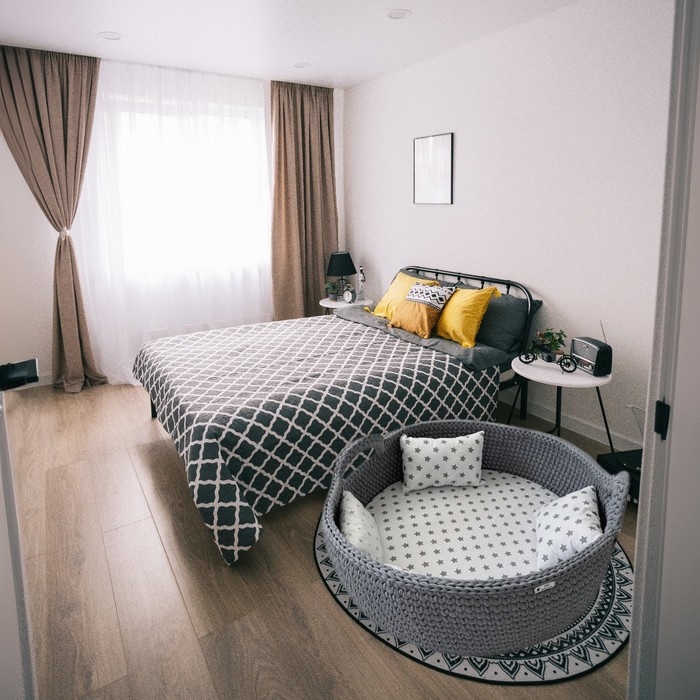 Шнур для вязания 35% хлопок,65% полипропилен 3 мм 85м/160&plusmn;10 гр (Фуксия/фиолетовый)