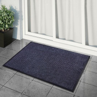 Коврик придверный влаговпитывающий, ребристый, &laquo;Стандарт&raquo;, 80&times;120 см, цвет серый