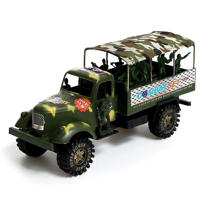 Грузовик инерционный &laquo;Армия&raquo;, с солдатами