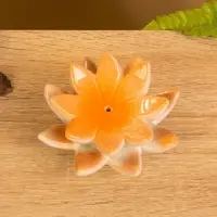 Подставка под благовония "Цветок кувшинки" керамика, цв. МИКС, 9,5х9,5х4 см