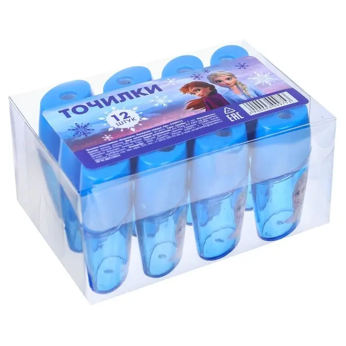 Точилка пластиковая, синяя, &laquo;Холодное сердце&raquo;