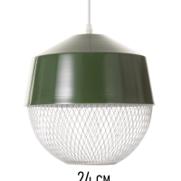 Светильник Lea 1х40Вт Е27 зеленое яблоко  26х26х32см
