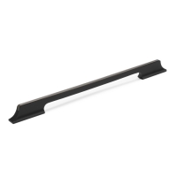 Ручка скоба CAPPIO, алюминий, м/о 288 мм, цвет черный с серой вставкой