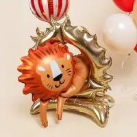 Воздушный шар фольгированный 3D 44" &laquo;Цирк. Лев&raquo;, только под воздух