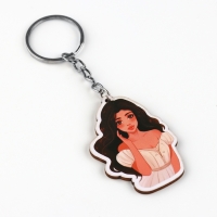 Брелок для ключей с наклейками в наборе &laquo;Принцесса&raquo;, 3.6 х 10.3 см