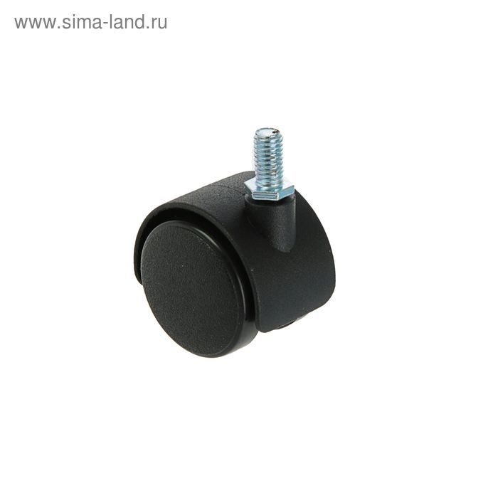 Колесо мебельное, d=40 мм, с футоркой M8&times;15 мм, без тормоза