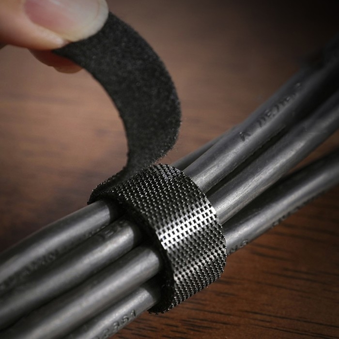 Лента липучка для крепления проводов в авто, 1.5&times;100 см