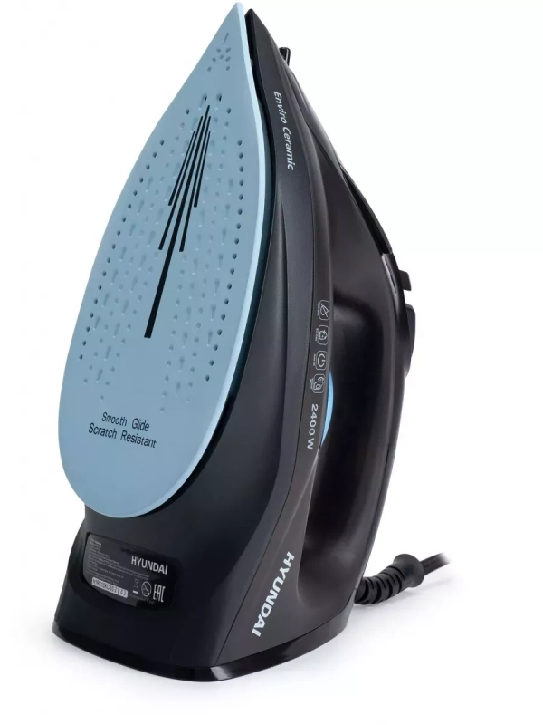 Утюг H-SI01557 2400Вт черный голубой