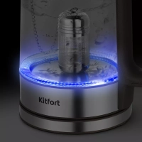 Чайник электрический стеклянный с подсветкой КТ-6664 - 1.7 л