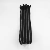 Молния &laquo;Трактор&raquo;, №8, разъёмная, замок автомат, 60 см, чёрная