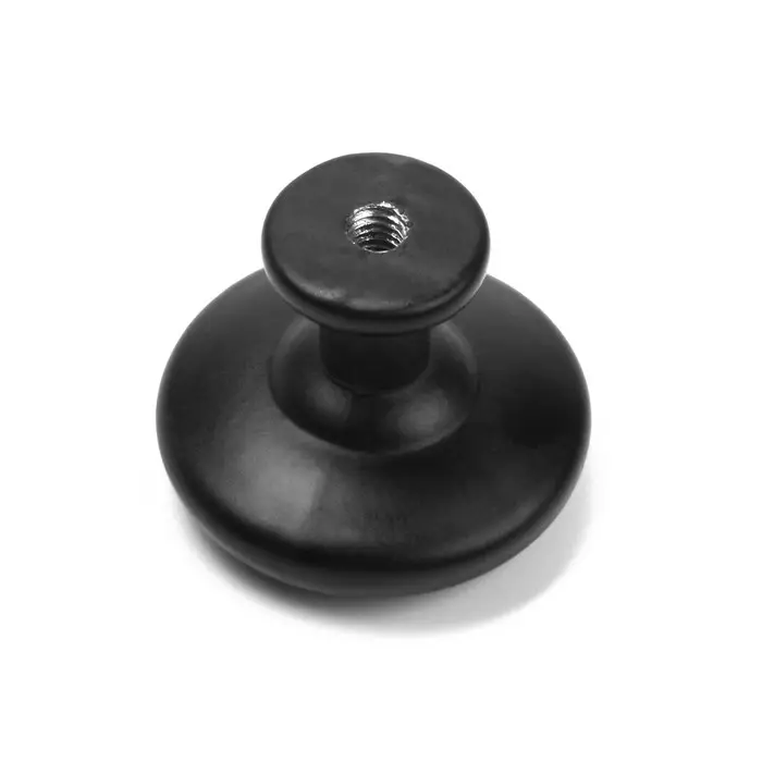 Ручка кнопка WAVE ТУНДРА РК120BL, черная