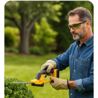 Кусторез аккумуляторный садовый КТ-4303 - 18 Вт