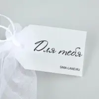 Мешочек подарочный из фатина с термонаклейкой &laquo;Роза&raquo;, 11 х 16 см +/- 1.5 см