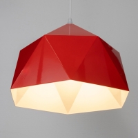 Светильник Edward 1х40Вт Е27 пр-1м красный 38х38х25см