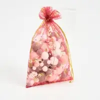 Мешочек подарочный органза &laquo;Новогоднее настроение&raquo;, 16 &times; 24 см