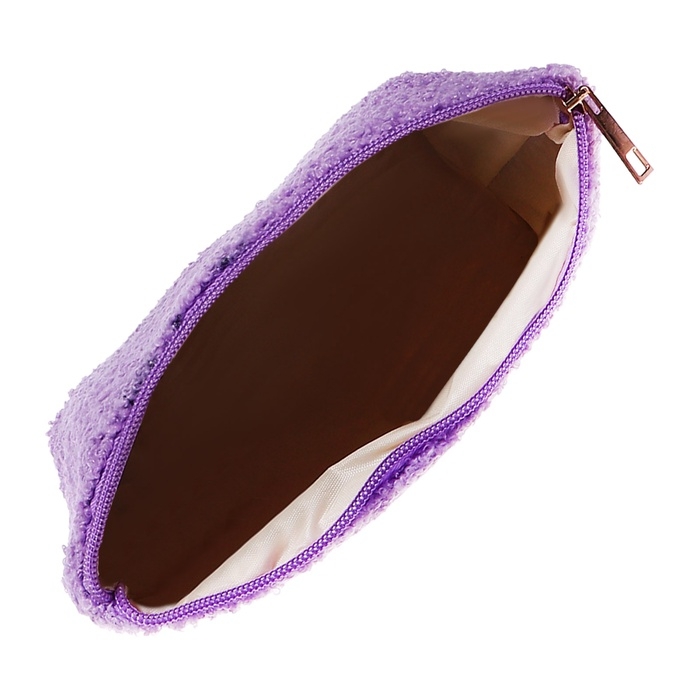 Пенал мягкий, 1 отделение, 125 х 215 х 70, плюшевый, МИКС