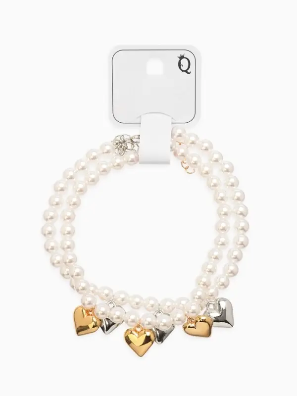 Обвес на штаны &laquo;Сердечки&raquo;, набор 2 шт. цветной