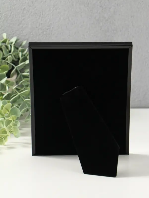 Фоторамка металл на 1 фото 15х20 см "Классик" чёрная 1,5х15,8х20,8 см