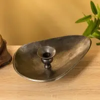 Подсвечник "Средневековье" алюминий 25,5х18х7,5 см