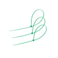 Хомут нейлоновый для стяжки, ТУНДРА, 3.6&times;250 мм, зеленый, 25 шт.