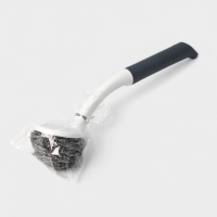 Щётка для мытья посуды с металличкой губкой Breeze, удобная ручка, 30&times;6 см