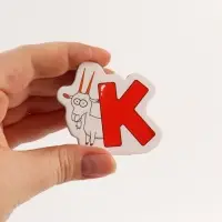 Магнитный набор Синий трактор "Весёлый алфавит"