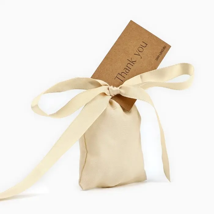 Мешочек подарочный из хлопка &laquo;Спасибо&raquo;, 7 х 9 см +/- 1.5 см