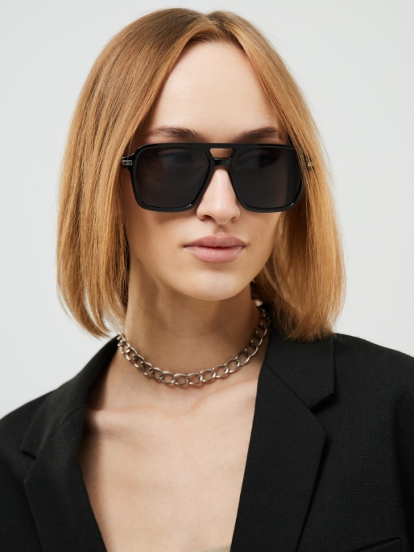 Очки солнцезащитные, uv 400, ширина 14.5 см, дужка 14 см, линза 6.6 х 5.2 см