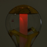 Башня пивная &laquo;Шар&raquo;, 3 л, ёмкость для льда, подсветка, пластик, золотистый