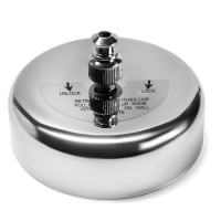 Настенная сушилка для белья ТУНДРА, нейлоновый вытяжной трос 2.8 м. нагрузка до 3 кг.